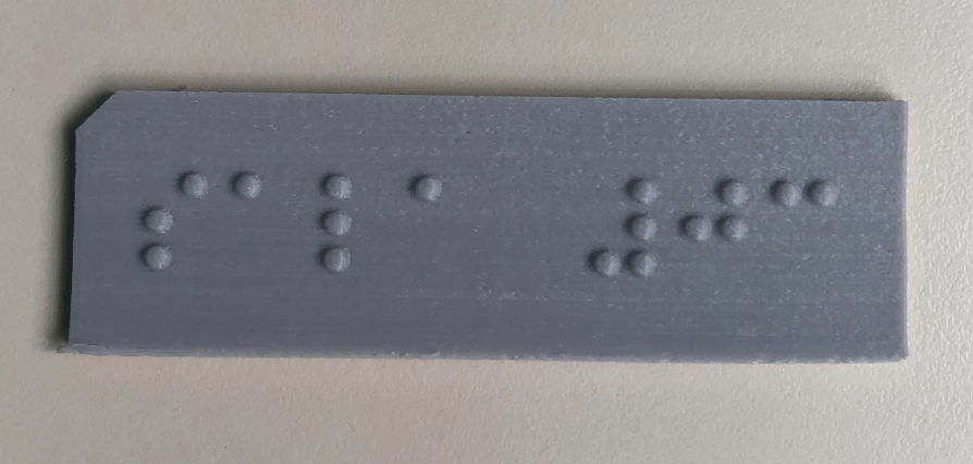 Placa Braille
